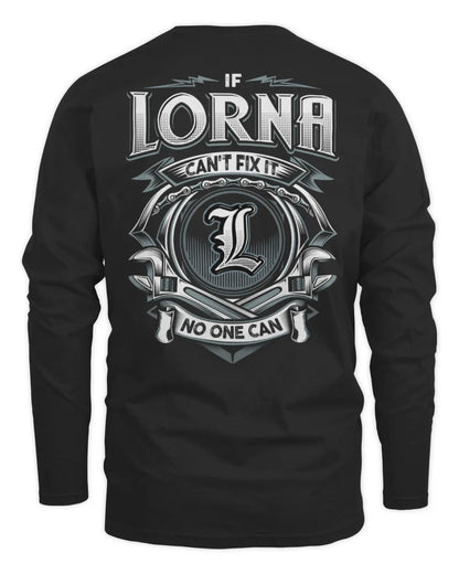 LORNA AP81-K4-626 - Personalized Ahmed Quote Apparel “If Ahmed Can't Fix It, No One Can” - Men's Long Sleeved T-Shirt - Black