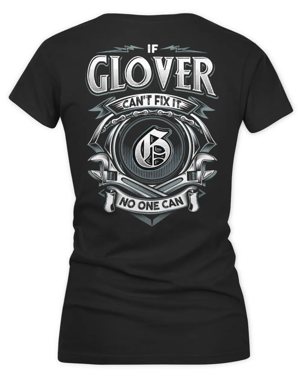 GLOVER AP81-K4-626 - Personalized Ahmed Quote Apparel “If Ahmed Can't Fix It, No One Can” - Women's V-Neck T-Shirt - Black