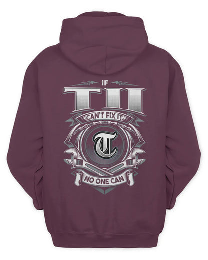 TII AP81-K4-626 - Personalized Ahmed Quote Apparel “If Ahmed Can't Fix It, No One Can” - Unisex Hoodie - Maroon