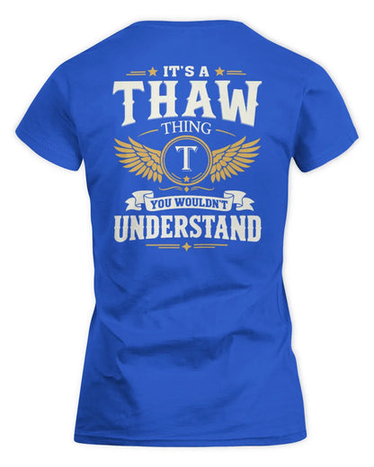 THAW KT06-M008 It’s a [NAME] Thing – You Wouldn’t Understand | Personalized Vintage T-Shirt - Women's Standard T-Shirt - Royal