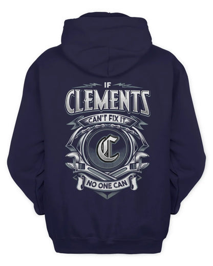 CLEMENTS AP81-K4-626 - Personalized Ahmed Quote Apparel “If Ahmed Can't Fix It, No One Can” - Unisex Hoodie - Navy