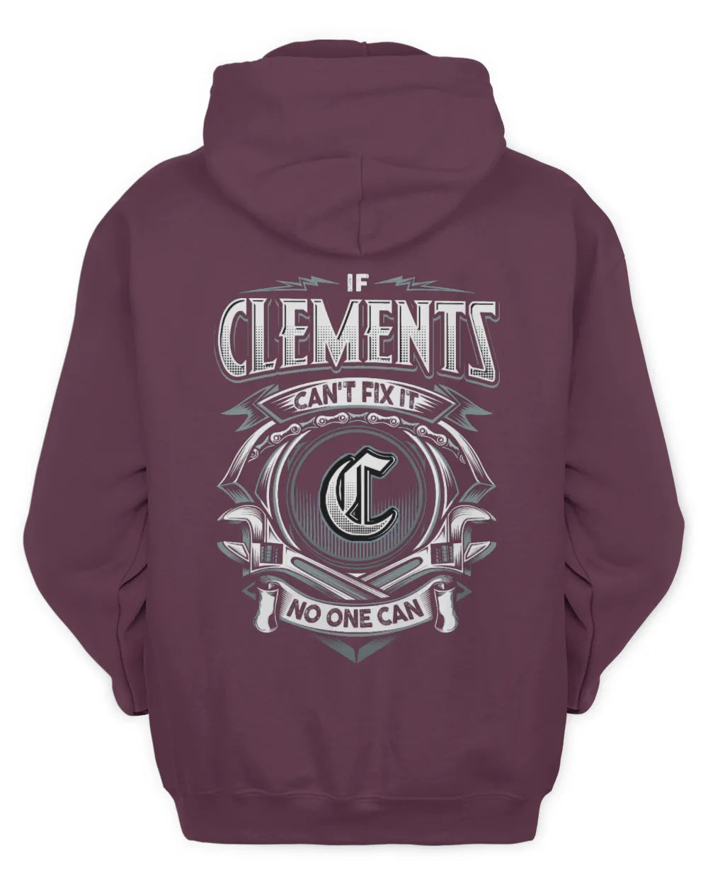 CLEMENTS AP81-K4-626 - Personalized Ahmed Quote Apparel “If Ahmed Can't Fix It, No One Can” - Unisex Hoodie - Maroon