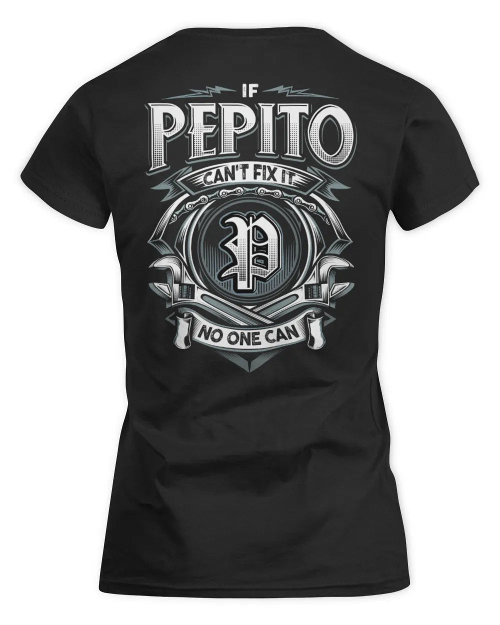PEPITO AP81-K4-626 - Personalized Ahmed Quote Apparel “If Ahmed Can't Fix It, No One Can” - Women's Standard T-Shirt - Black
