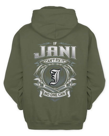 JANI AP81-K4-626 - Personalized Ahmed Quote Apparel “If Ahmed Can't Fix It, No One Can” - Unisex Hoodie - Military Green