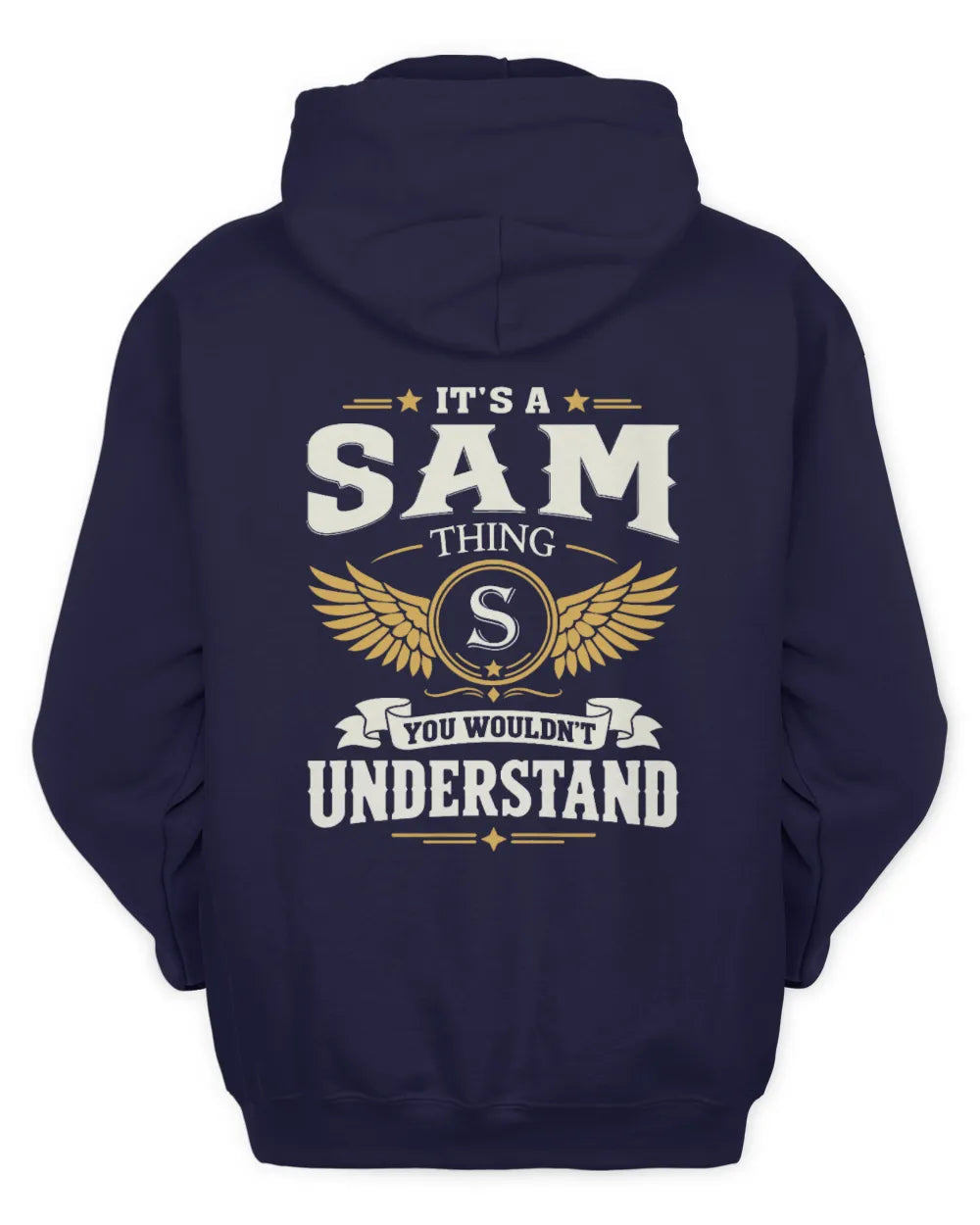 SAM KT06-M008 It’s a [NAME] Thing – You Wouldn’t Understand | Personalized Vintage T-Shirt - Unisex Hoodie - Navy