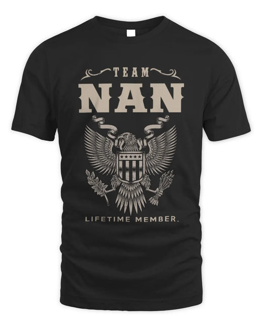 NAN TP06-K82 – Personalized Classic Style Apparel “Team NAME Lifetime Member”