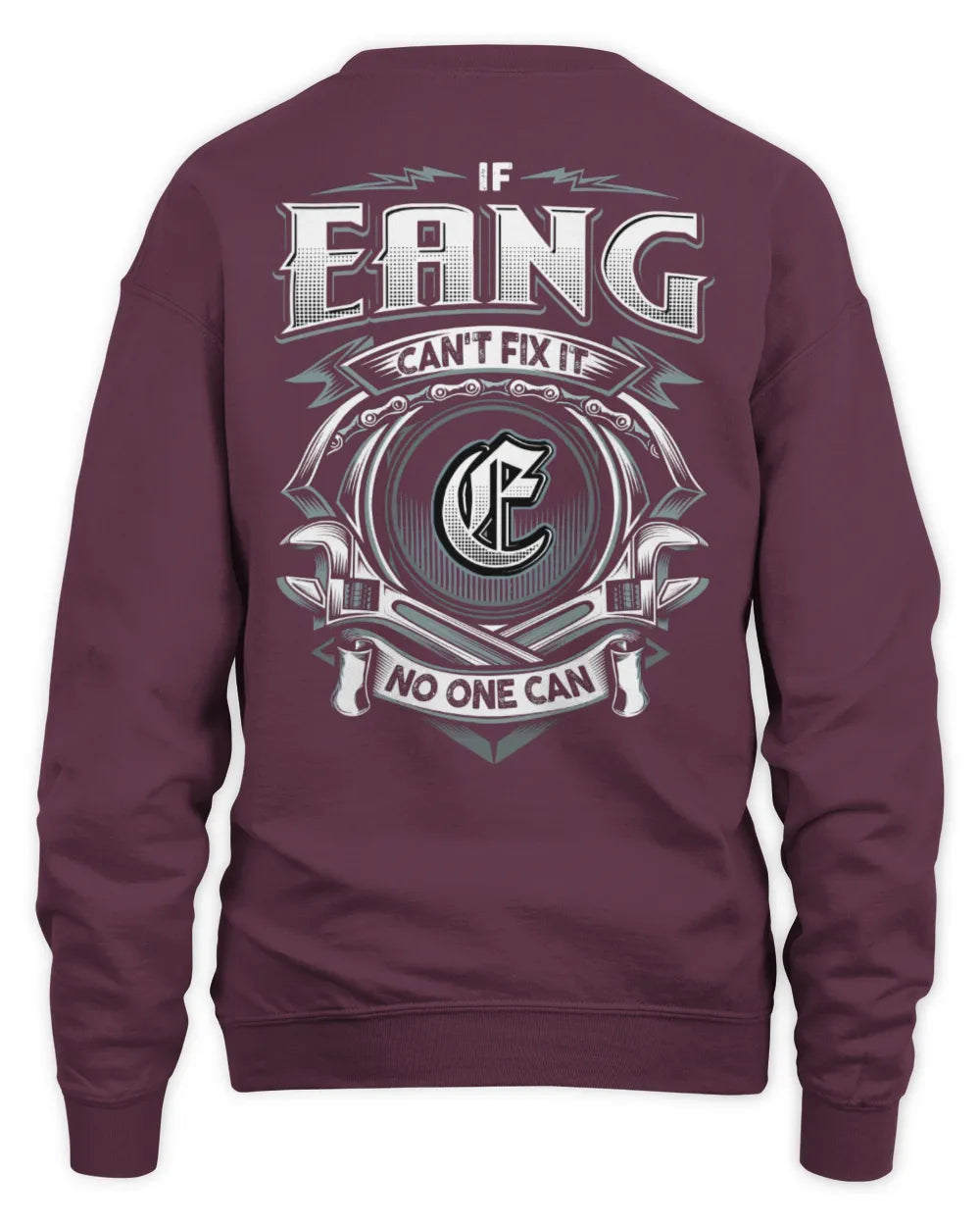 EANG AP81-K4-626 - Personalized Ahmed Quote Apparel “If Ahmed Can't Fix It, No One Can” - Unisex Sweatshirt - Maroon