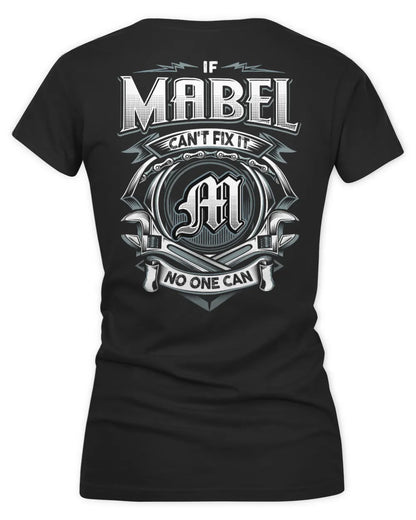 MABEL AP81-K4-626 - Personalized Ahmed Quote Apparel “If Ahmed Can't Fix It, No One Can” - Women's V-Neck T-Shirt - Black
