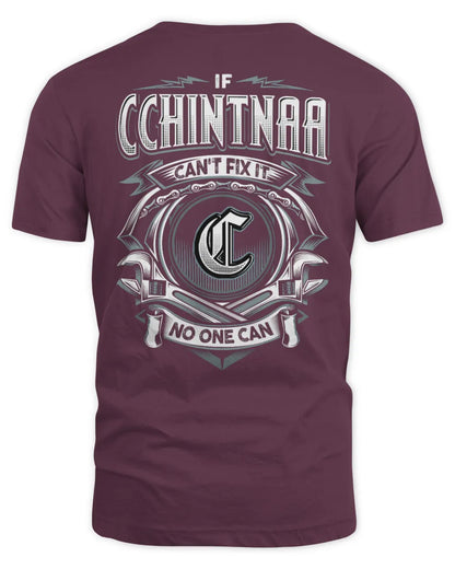 CCHINTNAA AP81-K4-626 - Personalized Ahmed Quote Apparel “If Ahmed Can't Fix It, No One Can” - Unisex Standard T-Shirt - Maroon