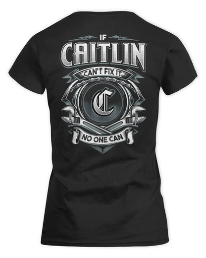 CAITLIN AP81-K4-626 - Personalized Ahmed Quote Apparel “If Ahmed Can't Fix It, No One Can” - Women's Standard T-Shirt - Black