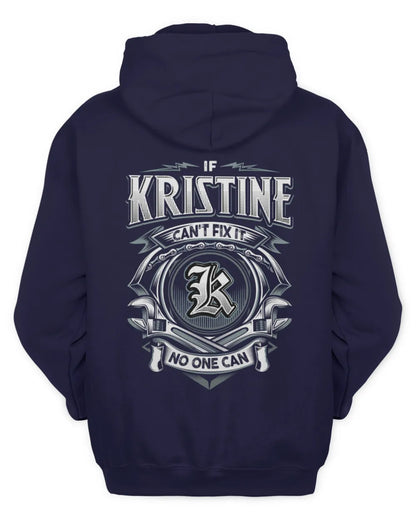 KRISTINE AP81-K4-626 - Personalized Ahmed Quote Apparel “If Ahmed Can't Fix It, No One Can” - Unisex Hoodie - Navy