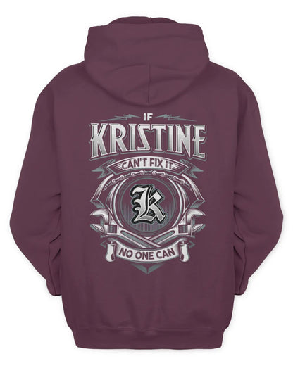 KRISTINE AP81-K4-626 - Personalized Ahmed Quote Apparel “If Ahmed Can't Fix It, No One Can” - Unisex Hoodie - Maroon