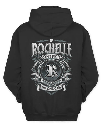 ROCHELLE AP81-K4-626 - Personalized Ahmed Quote Apparel “If Ahmed Can't Fix It, No One Can” - Unisex Hoodie - Black