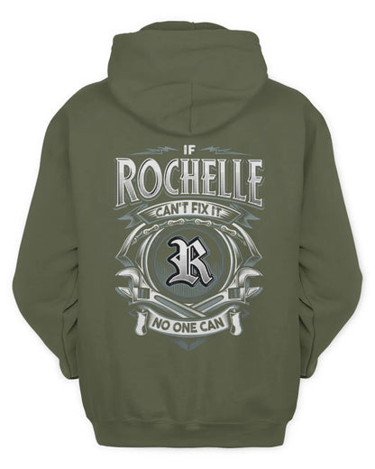 ROCHELLE AP81-K4-626 - Personalized Ahmed Quote Apparel “If Ahmed Can't Fix It, No One Can” - Unisex Hoodie - Military Green