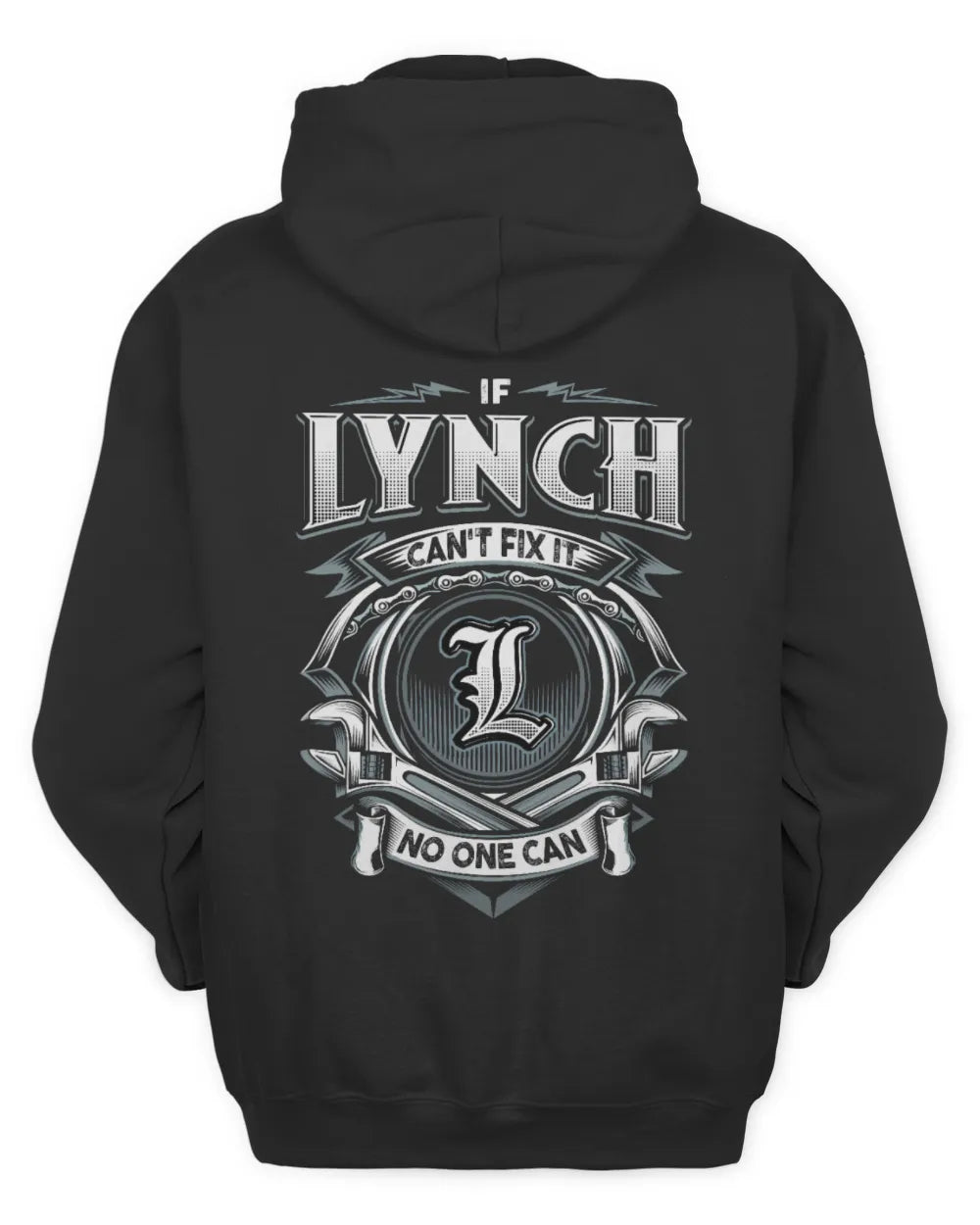LYNCH AP81-K4-626 - Personalized Ahmed Quote Apparel “If Ahmed Can't Fix It, No One Can” - Unisex Hoodie - Black