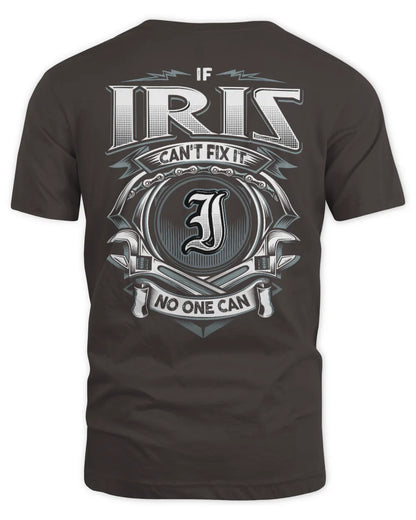 IRIS AP81-K4-626 - Personalized Ahmed Quote Apparel “If Ahmed Can't Fix It, No One Can” - Unisex Standard T-Shirt - Dark Chocolate