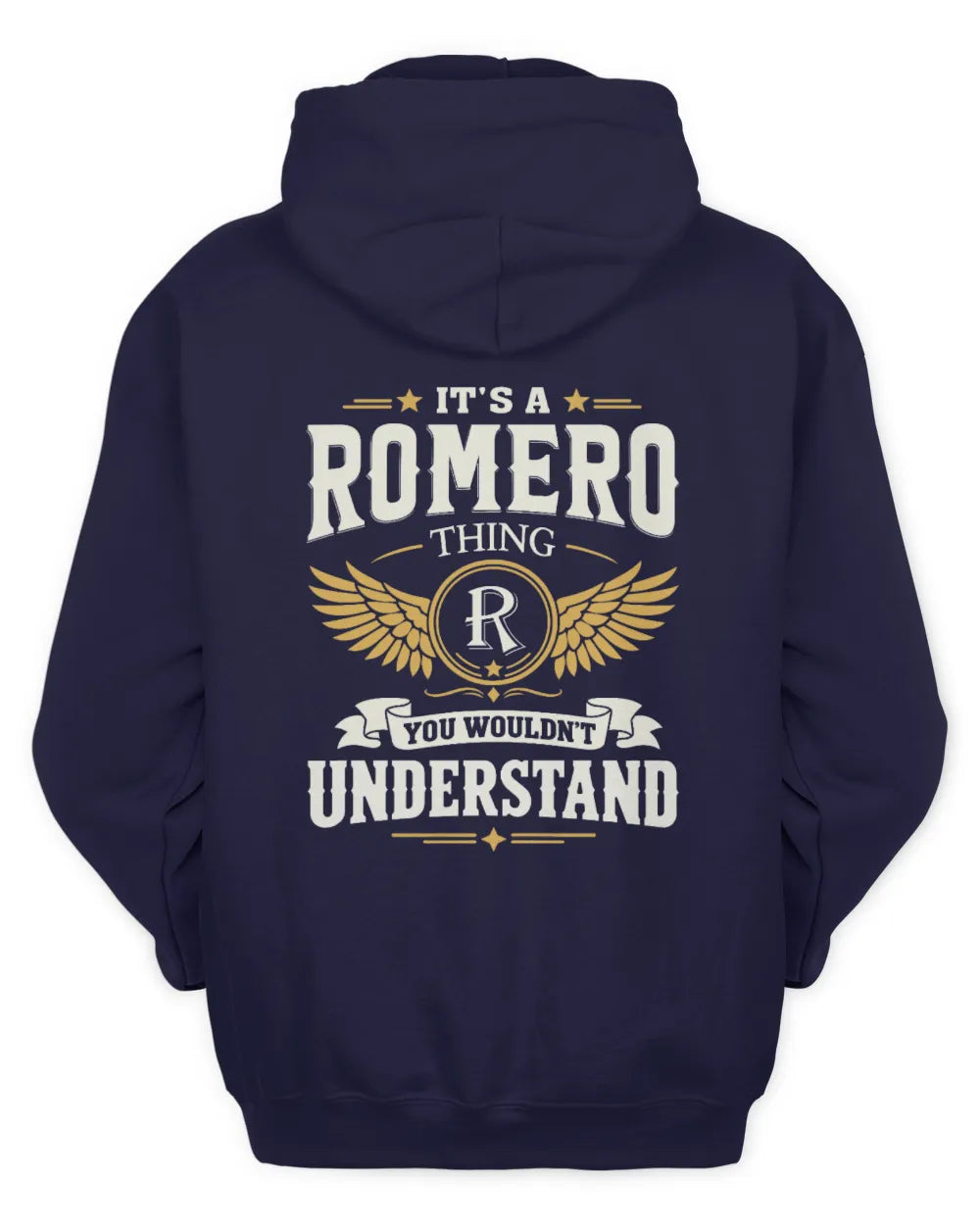 ROMERO KT06-M008 It’s a [NAME] Thing – You Wouldn’t Understand | Personalized Vintage T-Shirt - Unisex Hoodie - Navy