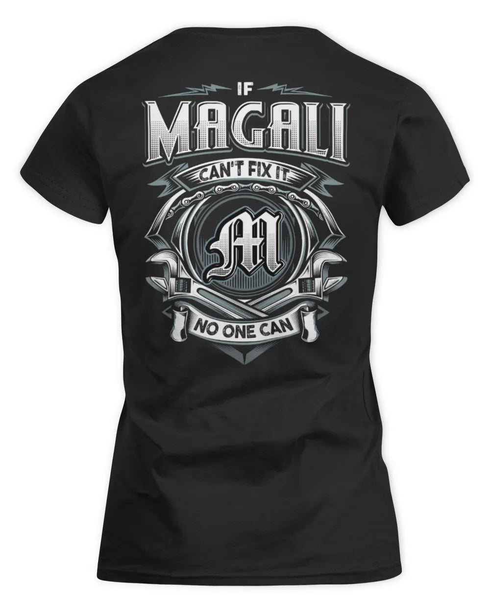 MAGALI AP81-K4-626 - Personalized Ahmed Quote Apparel “If Ahmed Can't Fix It, No One Can” - Women's Standard T-Shirt - Black