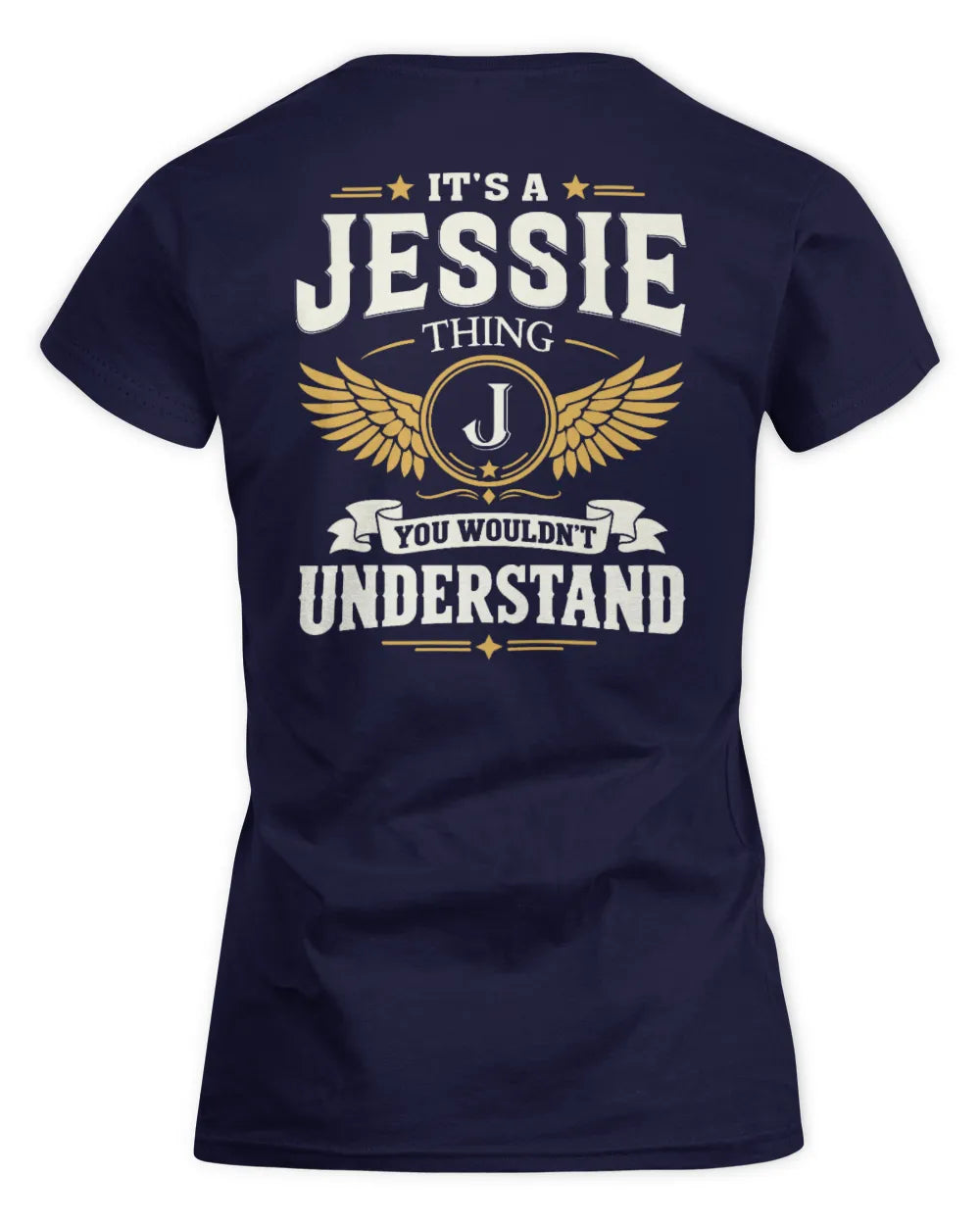 JESSIE KT06-M008 It’s a [NAME] Thing – You Wouldn’t Understand | Personalized Vintage T-Shirt - Women's Standard T-Shirt - Navy
