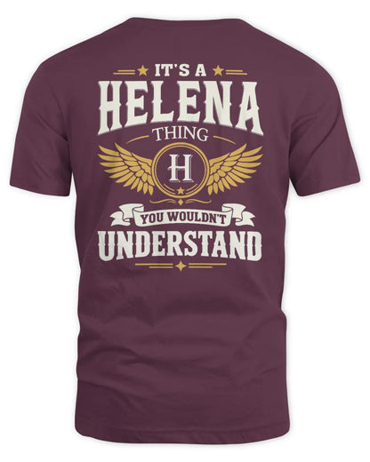 HELENA KT06-M008 It’s a [NAME] Thing – You Wouldn’t Understand | Personalized Vintage T-Shirt - Unisex Standard T-Shirt - Maroon