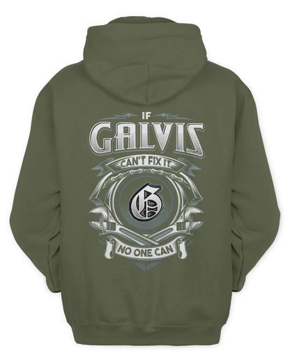 GALVIS AP81-K4-626 - Personalized Ahmed Quote Apparel “If Ahmed Can't Fix It, No One Can” - Unisex Hoodie - Military Green