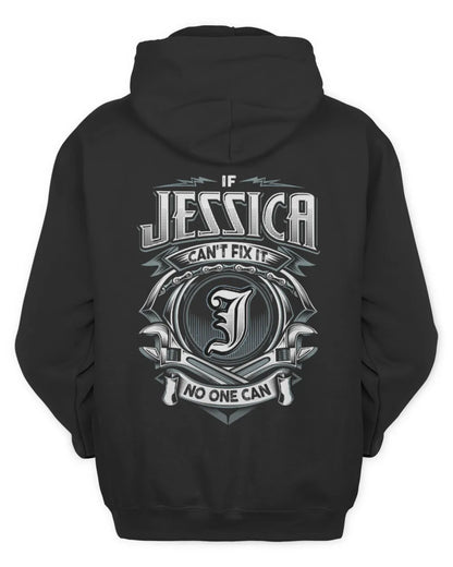 JESSICA AP81-K4-626 - Personalized Ahmed Quote Apparel “If Ahmed Can't Fix It, No One Can” - Unisex Hoodie - Black