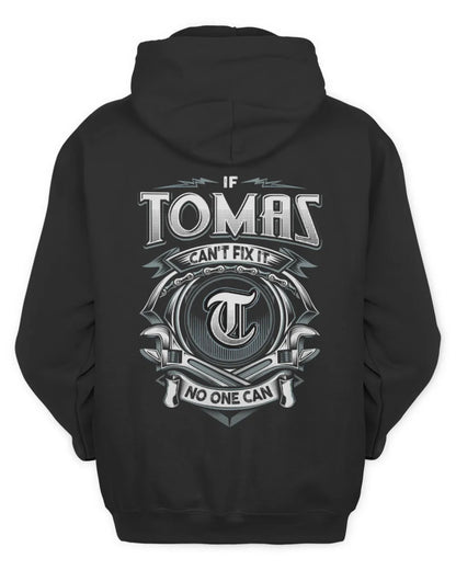 TOMAS AP81-K4-626 - Personalized Ahmed Quote Apparel “If Ahmed Can't Fix It, No One Can” - Unisex Hoodie - Black