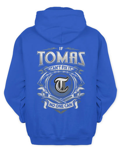TOMAS AP81-K4-626 - Personalized Ahmed Quote Apparel “If Ahmed Can't Fix It, No One Can” - Unisex Hoodie - Royal