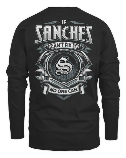 SANCHES AP81-K4-626 - Personalized Ahmed Quote Apparel “If Ahmed Can't Fix It, No One Can” - Men's Long Sleeved T-Shirt - Black