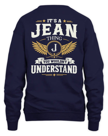 JEAN KT06-M008 It’s a [NAME] Thing – You Wouldn’t Understand | Personalized Vintage T-Shirt - Unisex Sweatshirt - Navy