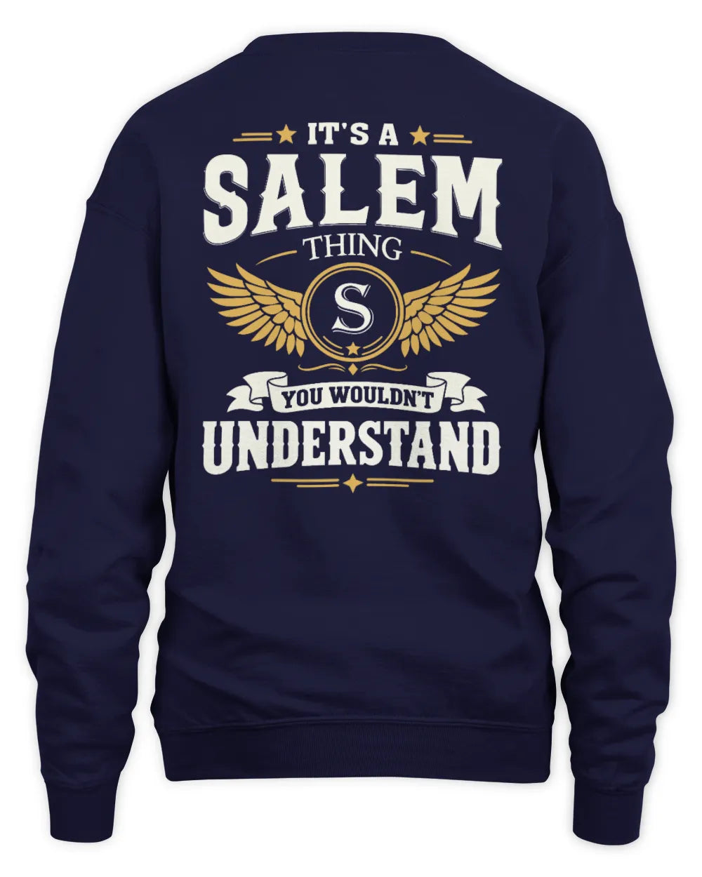 SALEM KT06-M008 It’s a [NAME] Thing – You Wouldn’t Understand | Personalized Vintage T-Shirt - Unisex Sweatshirt - Navy