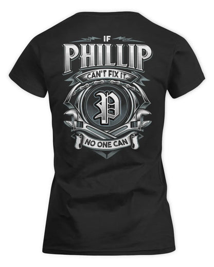 PHILLIP AP81-K4-626 - Personalized Ahmed Quote Apparel “If Ahmed Can't Fix It, No One Can” - Women's Standard T-Shirt - Black