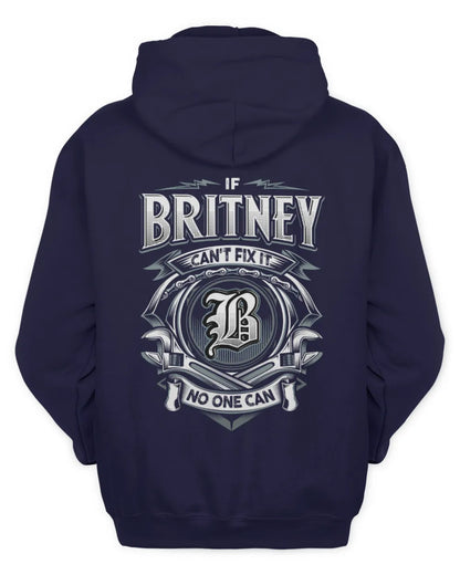 BRITNEY AP81-K4-626 - Personalized Ahmed Quote Apparel “If Ahmed Can't Fix It, No One Can” - Unisex Hoodie - Navy