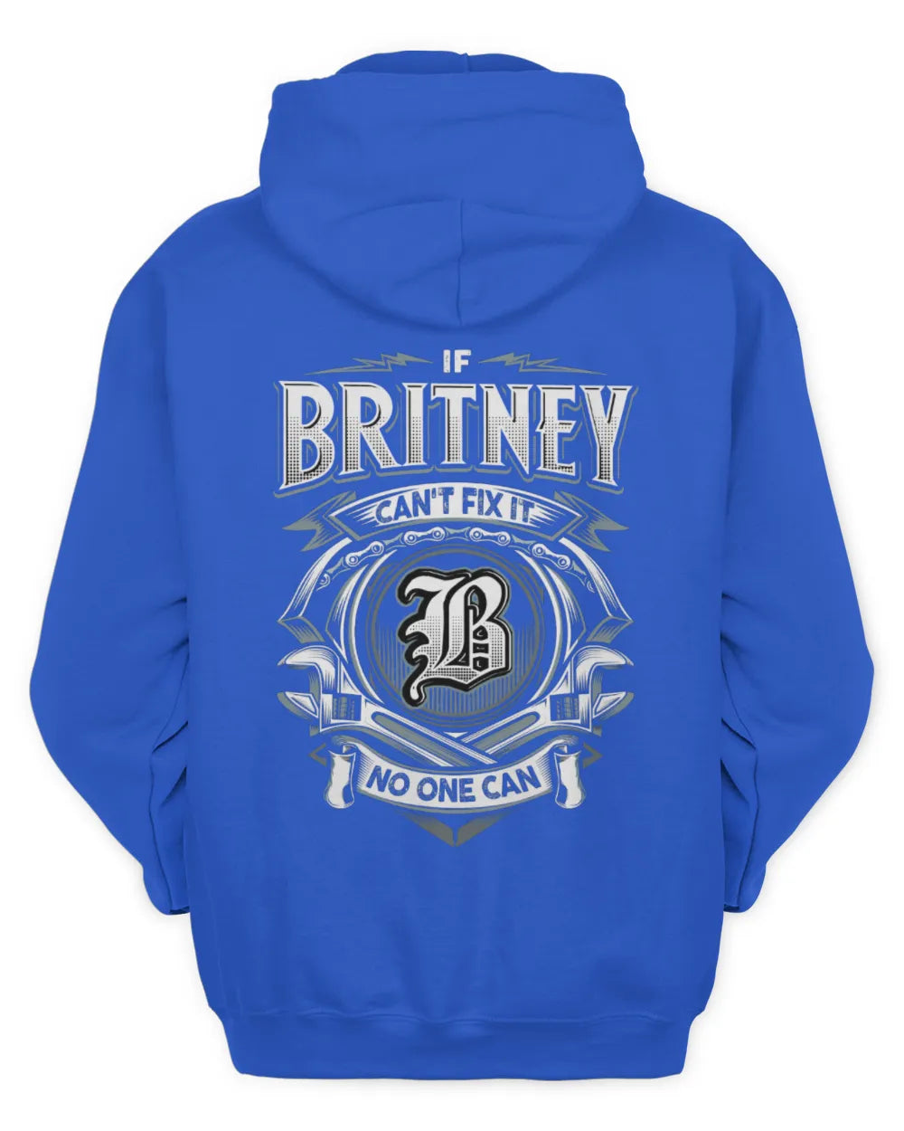 BRITNEY AP81-K4-626 - Personalized Ahmed Quote Apparel “If Ahmed Can't Fix It, No One Can” - Unisex Hoodie - Royal
