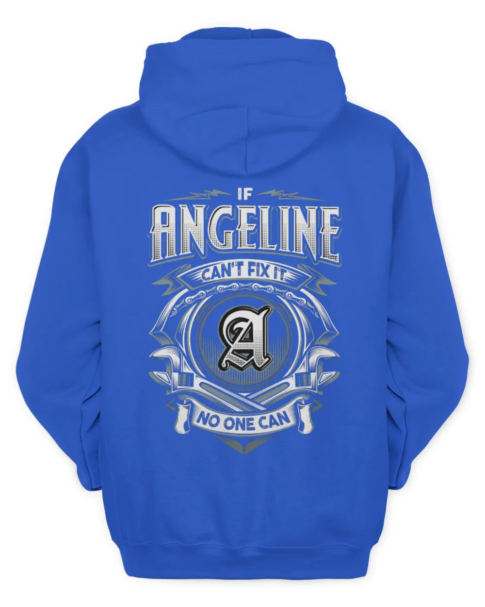 ANGELINE AP81-K4-626 - Personalized Ahmed Quote Apparel “If Ahmed Can't Fix It, No One Can” - Unisex Hoodie - Royal