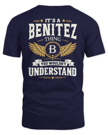 BENITEZ KT06-M008 It’s a [NAME] Thing – You Wouldn’t Understand | Personalized Vintage T-Shirt - Unisex Standard T-Shirt - Navy