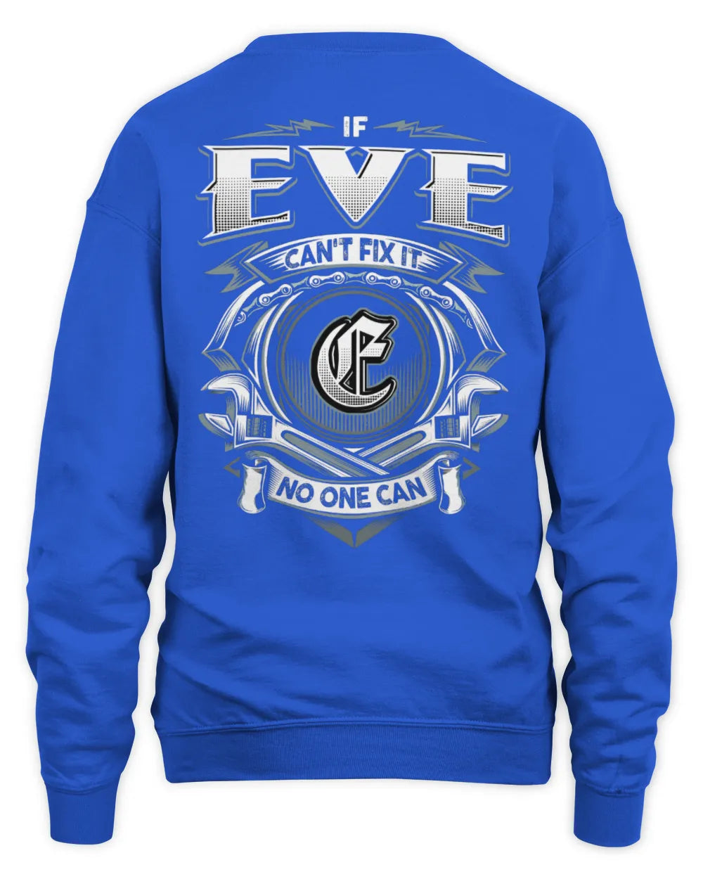 EVE AP81-K4-626 - Personalized Ahmed Quote Apparel “If Ahmed Can't Fix It, No One Can” - Unisex Sweatshirt - Royal