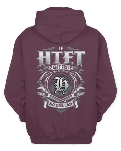 HTET AP81-K4-626 - Personalized Ahmed Quote Apparel “If Ahmed Can't Fix It, No One Can” - Unisex Hoodie - Maroon