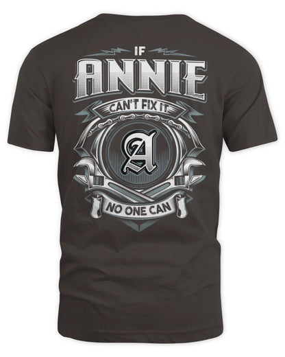 ANNIE AP81-K4-626 - Personalized Ahmed Quote Apparel “If Ahmed Can't Fix It, No One Can” - Unisex Standard T-Shirt - Dark Chocolate
