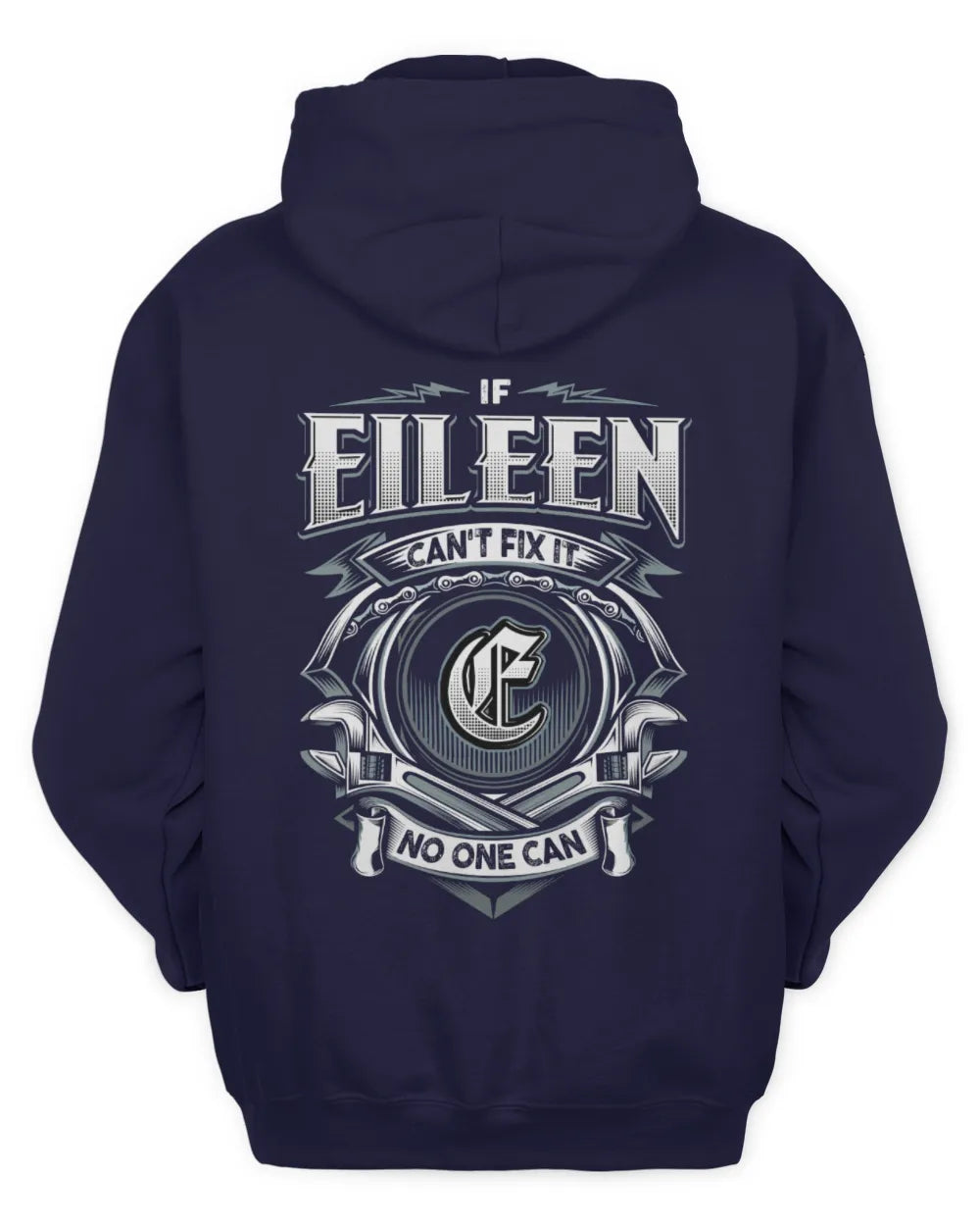 EILEEN AP81-K4-626 - Personalized Ahmed Quote Apparel “If Ahmed Can't Fix It, No One Can” - Unisex Hoodie - Navy