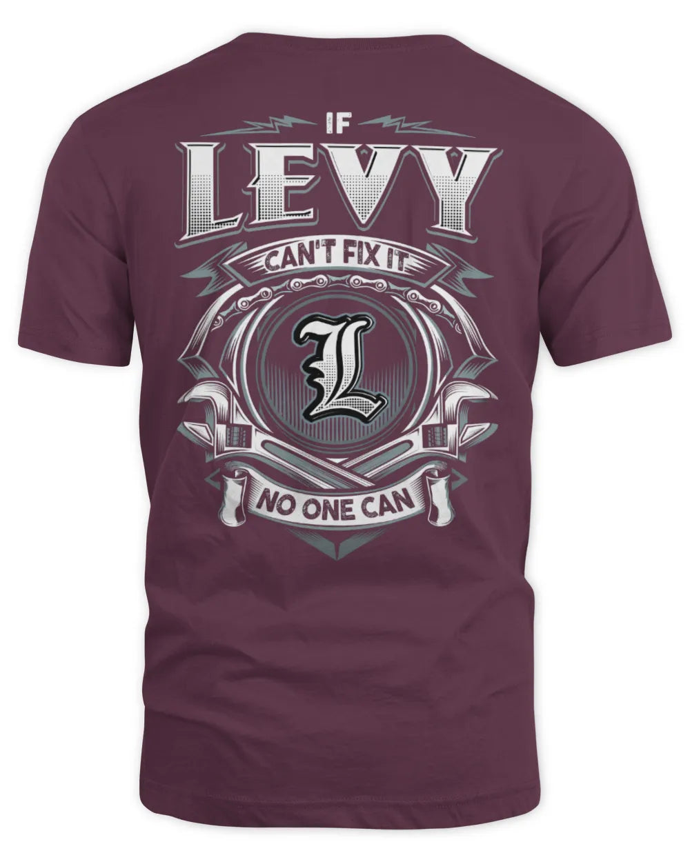 LEVY AP81-K4-626 - Personalized Ahmed Quote Apparel “If Ahmed Can't Fix It, No One Can” - Unisex Standard T-Shirt - Maroon