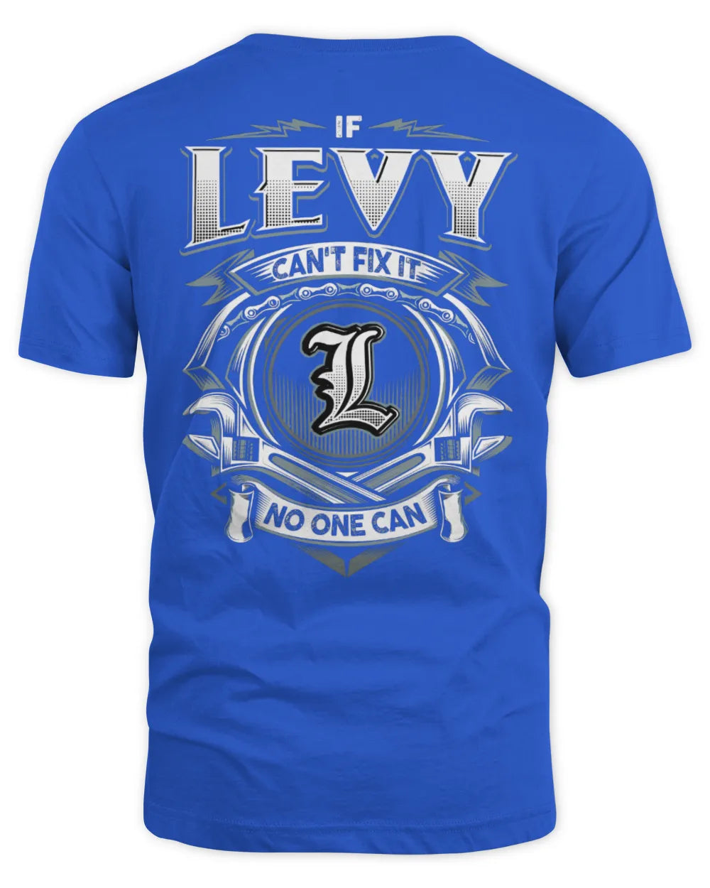 LEVY AP81-K4-626 - Personalized Ahmed Quote Apparel “If Ahmed Can't Fix It, No One Can” - Unisex Standard T-Shirt - Royal