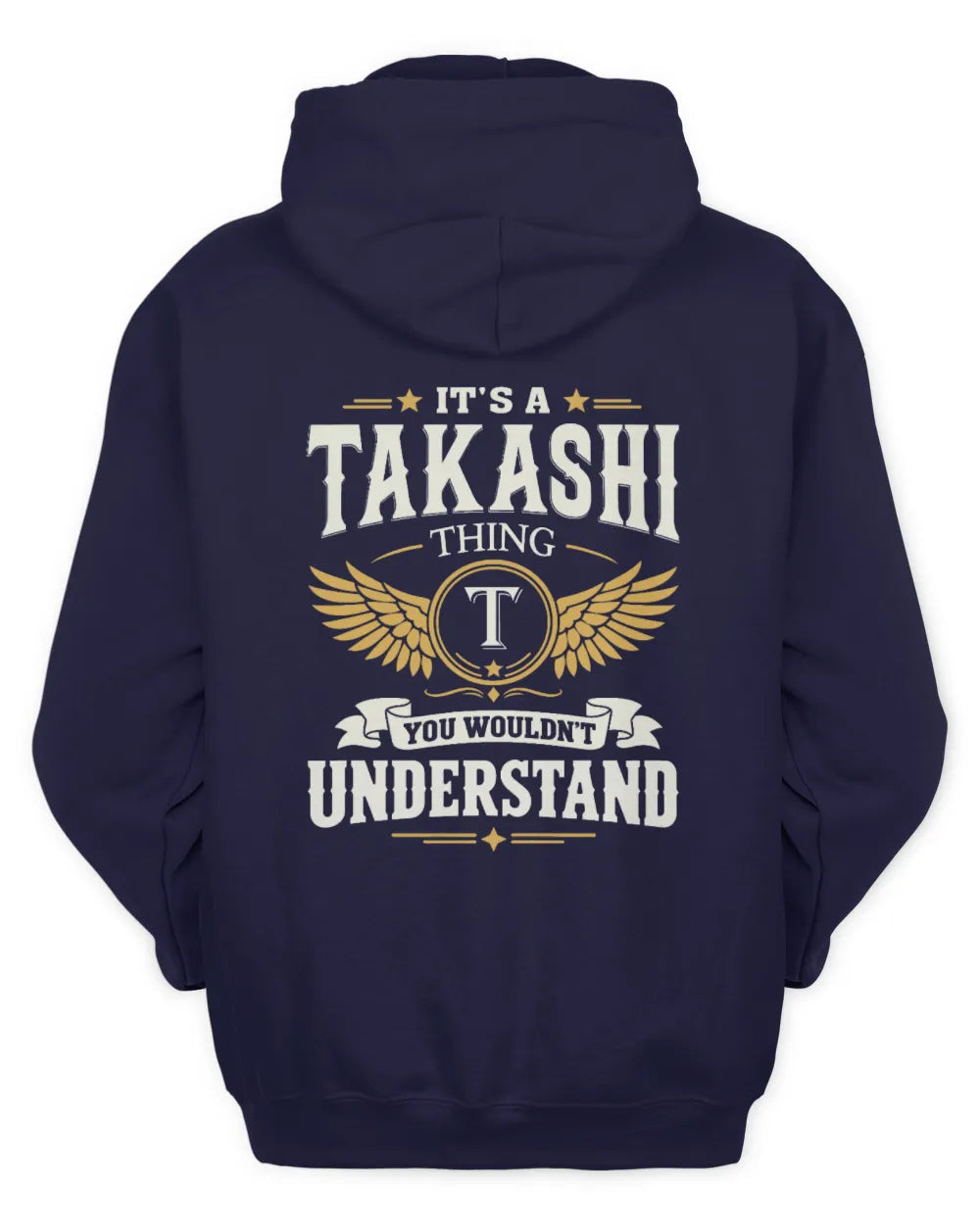 TAKASHI KT06-M008 It’s a [NAME] Thing – You Wouldn’t Understand | Personalized Vintage T-Shirt - Unisex Hoodie - Navy
