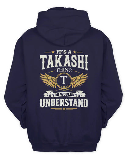 TAKASHI KT06-M008 It’s a [NAME] Thing – You Wouldn’t Understand | Personalized Vintage T-Shirt - Unisex Hoodie - Navy