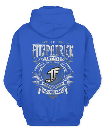 FITZPATRICK AP81-K4-626 - Personalized Ahmed Quote Apparel “If Ahmed Can't Fix It, No One Can” - Unisex Hoodie - Royal
