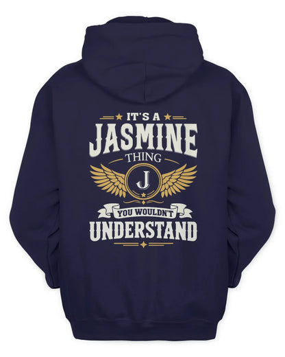 JASMINE KT06-M008 It’s a [NAME] Thing – You Wouldn’t Understand | Personalized Vintage T-Shirt - Unisex Hoodie - Navy