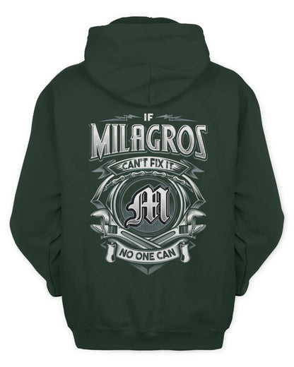 MILAGROS AP81-K4-626 - Personalized Ahmed Quote Apparel “If Ahmed Can't Fix It, No One Can” - Unisex Hoodie - Forest Green