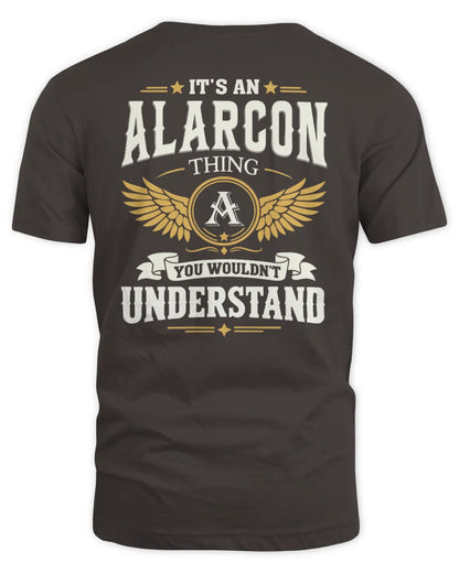 ALARCON KT06-M008 It’s a [NAME] Thing – You Wouldn’t Understand | Personalized Vintage T-Shirt - Unisex Standard T-Shirt - Dark Chocolate