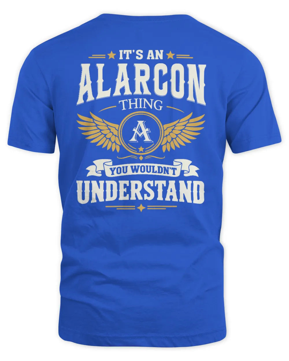 ALARCON KT06-M008 It’s a [NAME] Thing – You Wouldn’t Understand | Personalized Vintage T-Shirt - Unisex Standard T-Shirt - Royal
