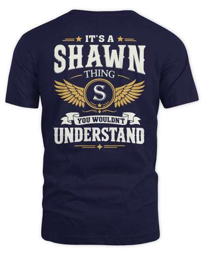 SHAWN KT06-M008 It’s a [NAME] Thing – You Wouldn’t Understand | Personalized Vintage T-Shirt - Unisex Standard T-Shirt - Navy
